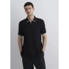 Mavi 0612654 Yakali Erkek Tshirt - Siyah