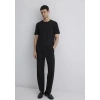 Mavi 0612689 0 Yaka Erkek Tshirt - Siyah