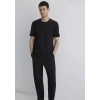 Mavi 0612689 0 Yaka Erkek Tshirt - Siyah