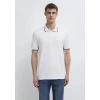 Mavi 0613272 Yakali Erkek Tshirt - Beyaz