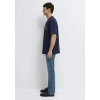 Mavi 0613282 0 Yaka Erkek Tshirt - Lacivert