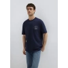 Mavi 0613282 0 Yaka Erkek Tshirt - Lacivert