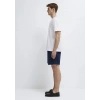 Mavi 0613283 0 Yaka Erkek Tshirt - Beyaz