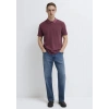 Mavi 0613311 Yakali Erkek Tshirt - Bordo