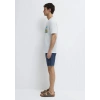 Mavi 0613321 0 Yaka Erkek Tshirt - Mavi