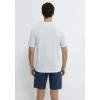 Mavi 0613321 0 Yaka Erkek Tshirt - Mavi