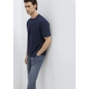 Mavi 0613339 0 Yaka Erkek Tshirt - Lacivert