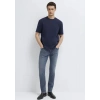 Mavi 0613339 0 Yaka Erkek Tshirt - Lacivert
