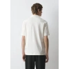 Mavi 0613341 Yakali Erkek Tshirt - Ekru