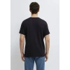 Mavi 0613364 0 Yaka Erkek Tshirt - Siyah