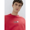 Mavi 0613376 0 Yaka Erkek Tshirt - Kirmizi