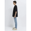 Mavi 0613377 0 Yaka Erkek Tshirt - Siyah