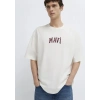 MAVI 0613578 0 YAKA ERKEK TSHIRT - EKRU