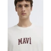 MAVI 0613578 0 YAKA ERKEK TSHIRT - EKRU