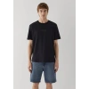 MAVI 0613662 0 YAKA ERKEK TSHIRT - SIYAH