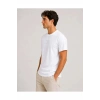 Mavi 0613674 0 Yaka Erkek Tshirt - Beyaz