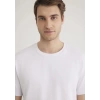 Mavi 061747 0 Yaka Erkek Tshirt - Beyaz