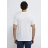 Mavi 061747 0 Yaka Erkek Tshirt - Beyaz