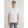 Mavi 061747 0 Yaka Erkek Tshirt - Beyaz