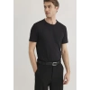 Mavi 061747 0 Yaka Erkek Tshirt - Siyah