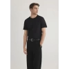 Mavi 061747 0 Yaka Erkek Tshirt - Siyah