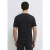 Mavi 061748 V Yaka Erkek Basic Tshirt - Siyah