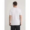 Mavi 061748 V Yaka Erkek Tshirt - Beyaz