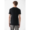 Mavi 061748 V Yaka Erkek Tshirt - Siyah