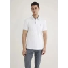 Mavi 062373 Yakali Erkek Tshirt - Beyaz