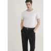 Mavi 062772 0 Yaka Erkek Tshirt - Beyaz