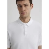 Mavi 063247 Yakali Erkek Tshirt - Beyaz