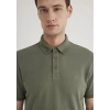 Mavi 063247 Yakali Erkek Tshirt - Haki