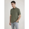 Mavi 063247 Yakali Erkek Tshirt - Haki