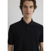 Mavi 063247 Yakali Erkek Tshirt - Siyah
