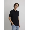 Mavi 063247 Yakali Erkek Tshirt - Siyah