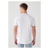 Mavi 064164 Yakali Erkek Tshirt - Beyaz