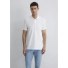 Mavi 064946 Yakali Erkek Tshirt - Beyaz