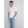 Mavi 064946 Yakali Erkek Tshirt - Beyaz