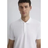 Mavi 064946 Yakali Erkek Tshirt - Beyaz