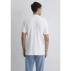 Mavi 064946 Yakali Erkek Tshirt - Beyaz