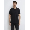 Mavi 064946 Yakali Erkek Tshirt - Siyah