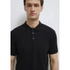 Mavi 064946 Yakali Erkek Tshirt - Siyah