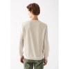 Mavi 065751 0 Yaka Erkek Sweat - Bej