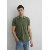 Mavi 065920 Yakali Erkek Tshirt - Haki