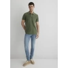 Mavi 065920 Yakali Erkek Tshirt - Haki