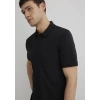Mavi 066157 Yakali Erkek Tshirt - Siyah