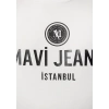 Mavi 066195 0 Yaka Erkek Tshirt - Beyaz