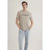Mavi 066282 0 Yaka Erkek Tshirt - Toprak