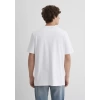 Mavi 066483 0 Yaka Erkek Tshirt - Beyaz