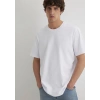 Mavi 066483 0 Yaka Erkek Tshirt - Beyaz